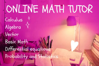 tutor you school, college and university level math