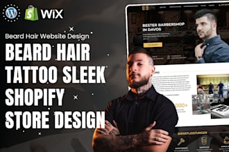 build private label beard shopify store beard care products dropshipping website
