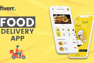 design and develop food delivery app like uber eats using flutter