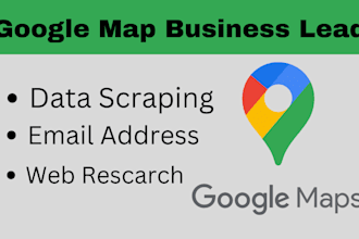 do google map scrapping with business leads