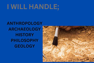 do anthropology essays, archaeology, history, philosophy, and geology