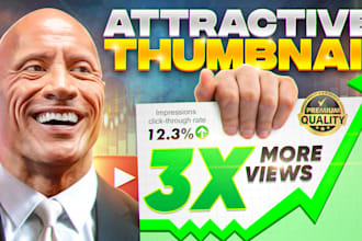 design an amazing youtube thumbnail for your video