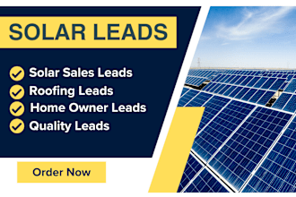 generate solar leads and roofing leads through google map