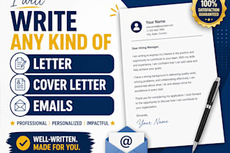 write a professional ats cover letter and email for job applications