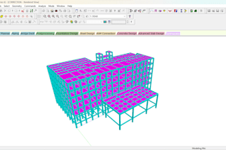 do structural analysis and 2d drafting of building