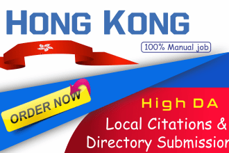 create top 220 live hong kong local citations and backlink for local seo