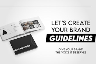 design a corporate brandbook and visual system