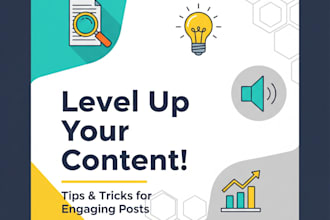 design social media post and graphics for blogs