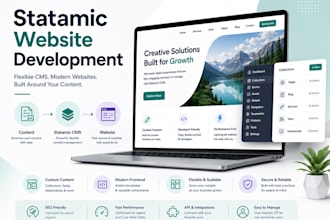 build custom statamic cms website tailored to your business needs
