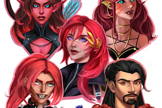 do headshot fantasy portrait