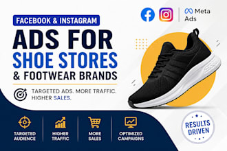 create facebook ads for shoe stores and footwear brands