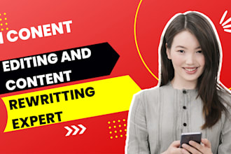 do ai content editing and rewriting as ai content writer