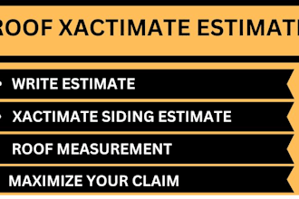 do professional roof xactimate estimate for insurance claim