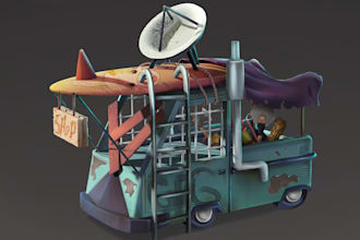 draw 2d props items materials object assets for the game