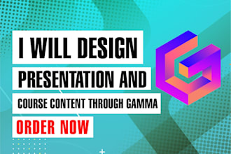 create you business presentation in gamma