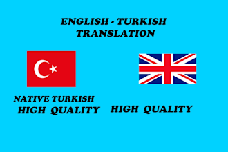 do translation between turkish and english languages