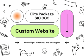 develop a custom website