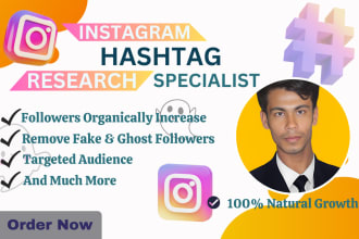 do hashtag research to super fast organic instagram growth with engagement