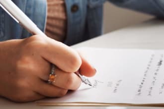 send you a letter with your indicated text or suggested one