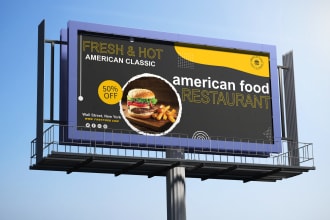 do recreate and redesign signage, billboards, banners, roll ups
