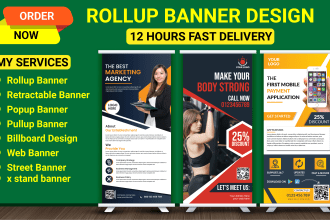 do roll up, retractable banner, sign, billboard, pull up, banner design