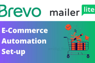 setup ecommerce automation in brevo and mailerlite