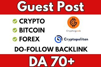 provide do follow backlinks from high da crypto sites