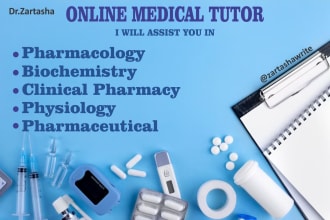 write pharmacology, pharmacy articles, and assignments