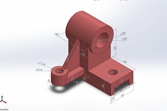 do solidworks assignments projects, with drawings,renderings