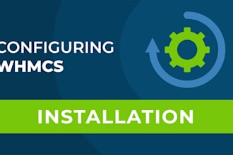 install your whmcs and configure whmcs