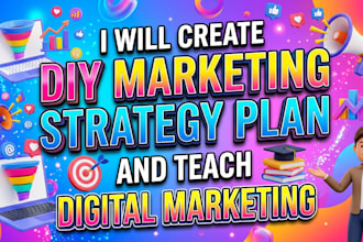 create diy marketing strategy plan and teach digital marketing