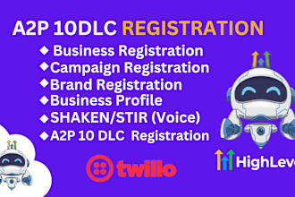 a2p 10dlc registration for twilio and go high level