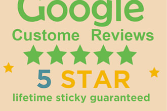 add 5 star positive review on your google, facebook, trustpailot profile