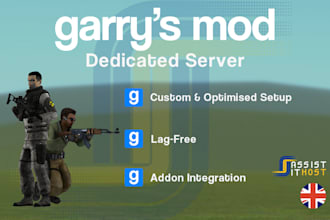 setup a gmod dedicated server