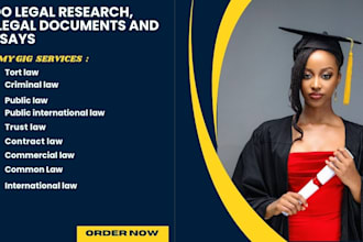 do legal research, criminal justice and law essays