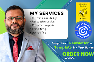 design email newsletter template for your business