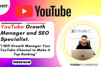 do youtube channel SEO and video optimization for top ranking on search result