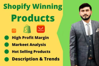 find winning products for shopify dropshipping store