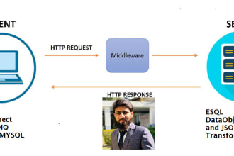 do IBM app connect middle ware rest apis and applications development