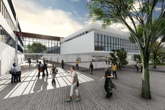 design, model and render your institutional public project