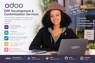 develop custom websites and erp solutions in odoo