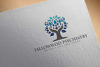 make elegant, unique medical psychiatry logo design for you