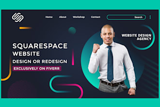 create beautiful squarespace website, edit or revamp squarespace website expert