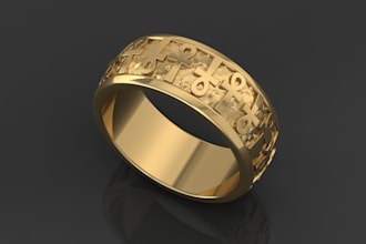 do jewelry cad design and rendering