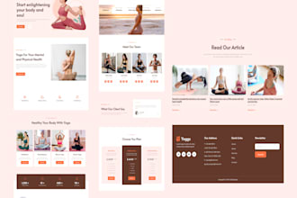 design or redesign ecommerce or business website with elementor pro
