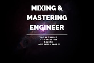 professionally mix and master your song to industry standard