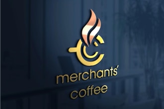 design cafe, coffee, bakery, tea, and juice shop logo