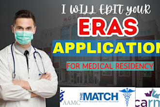 revise your eras residency cv or application within minutes
