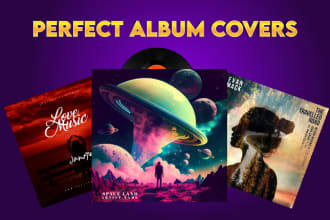 design unique album cover art, music artwork, mixtape and song cover