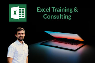 create and teach excel formulas, formatting, pivot tables